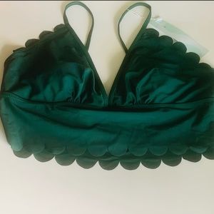 Dressfo Emerald Green Bathing Suit Top, Size XXL/US12